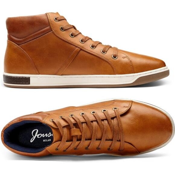 Men\'s Casual Shoes High Top Chukka Sneaker | Men Brown Boots main image 5
